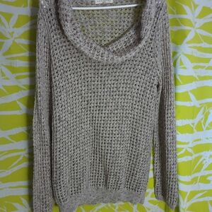 Women's Grey Knit Sweater